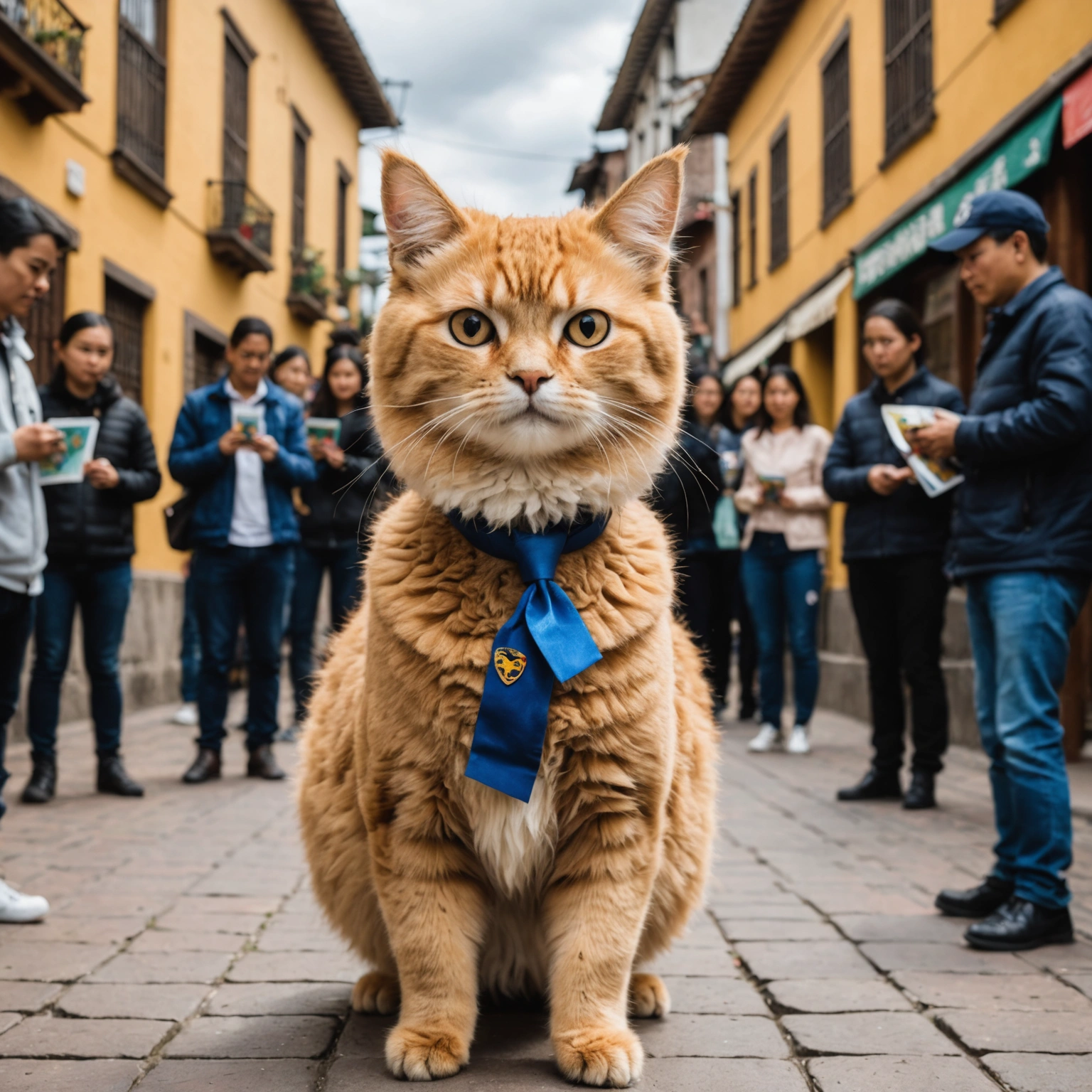 Fierce Cat-Alpaca Card Training in Colonial Bogota