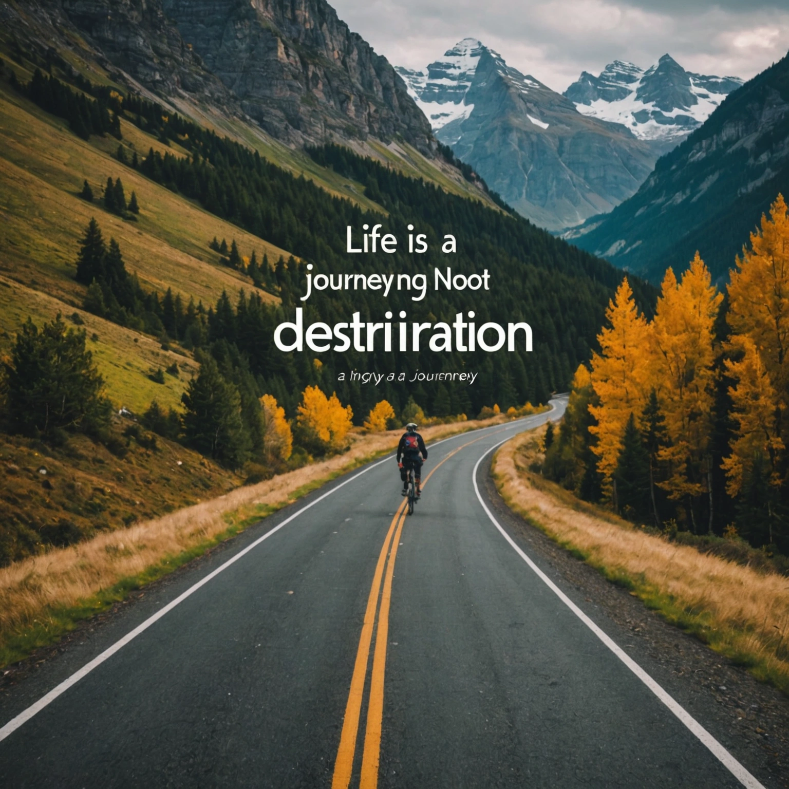 Life is a journey, not a destination, enjoy the ride.