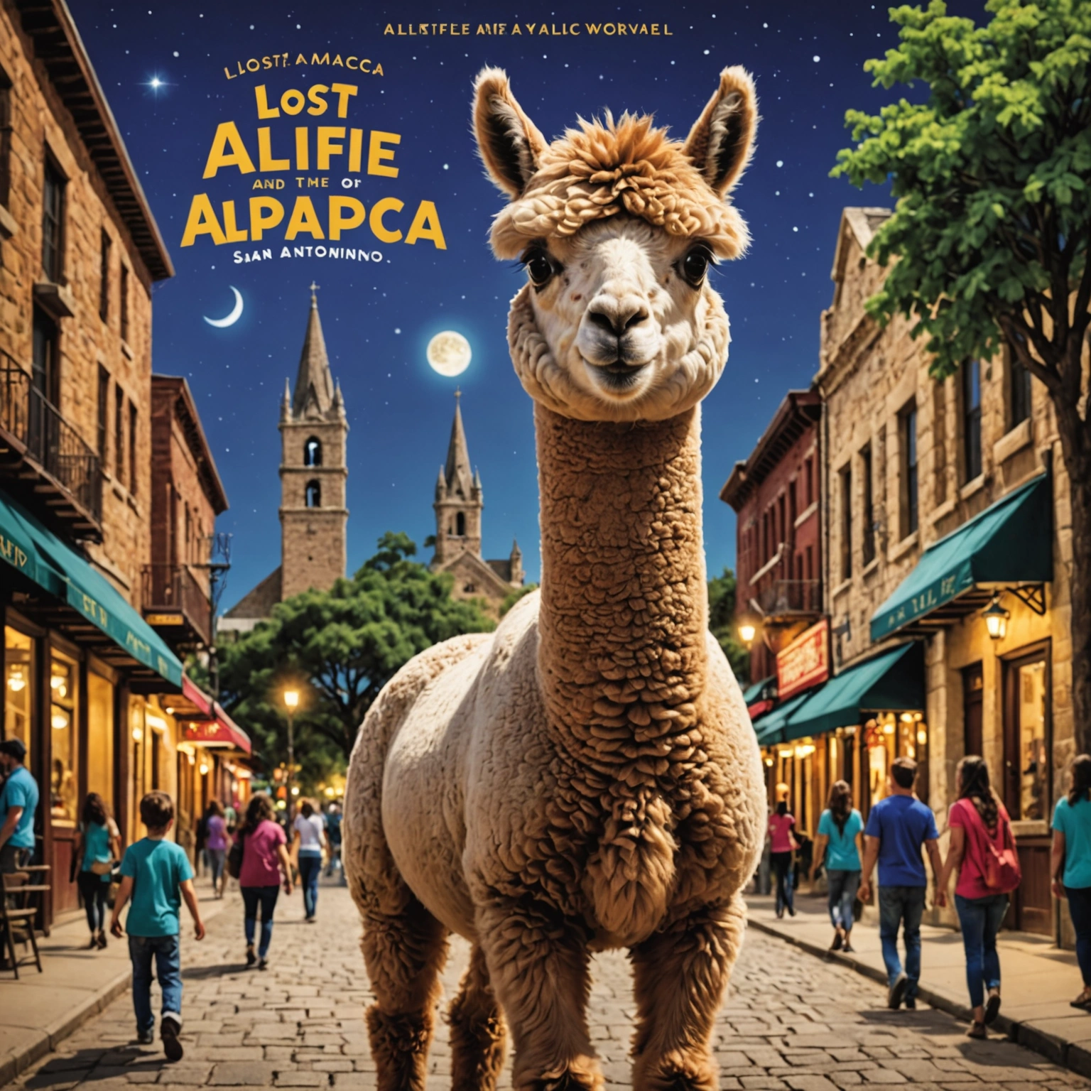 Lost Alpaca Alfie and the Magical City of San Antonio