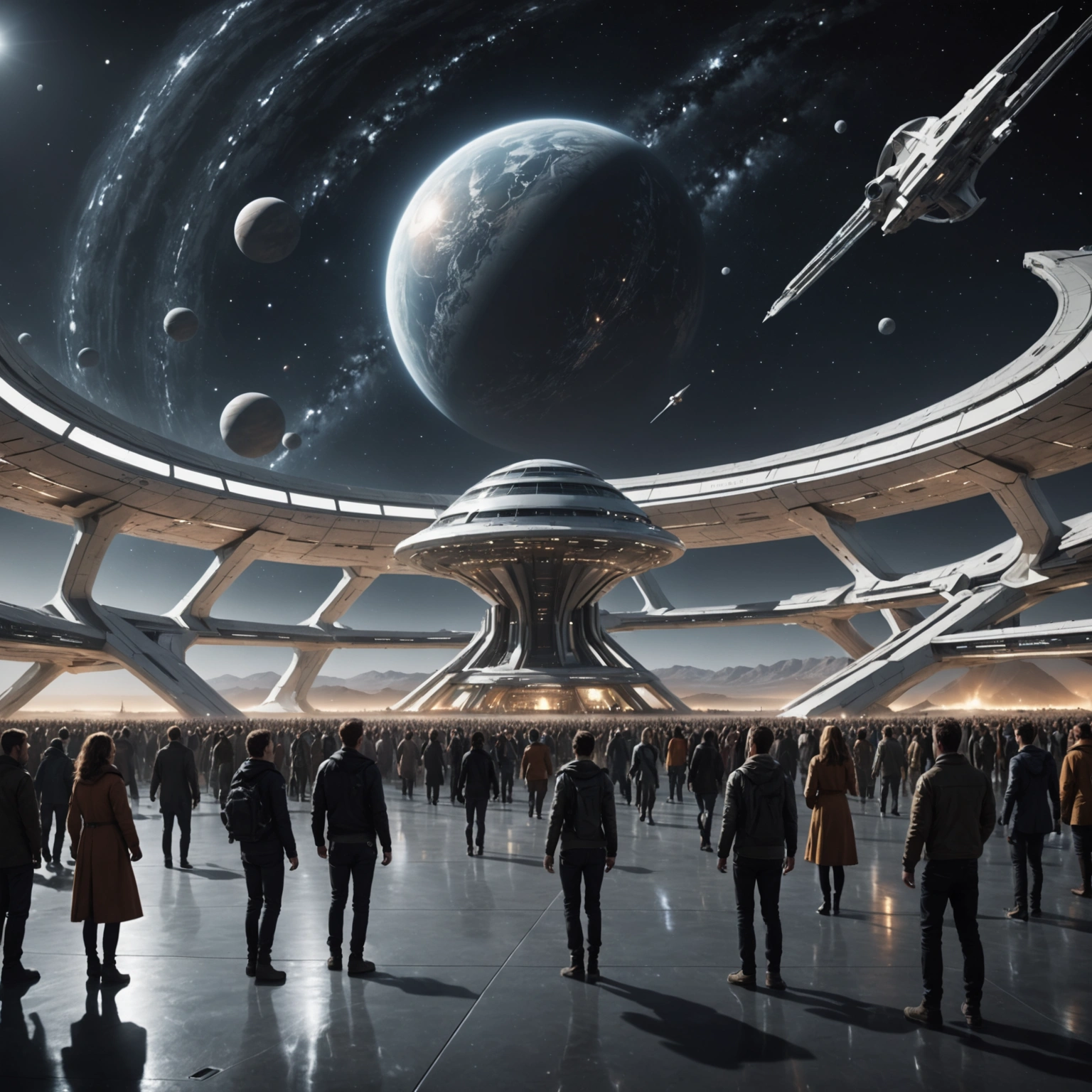 Interstellar Soran Dance of Karokan Spaceport