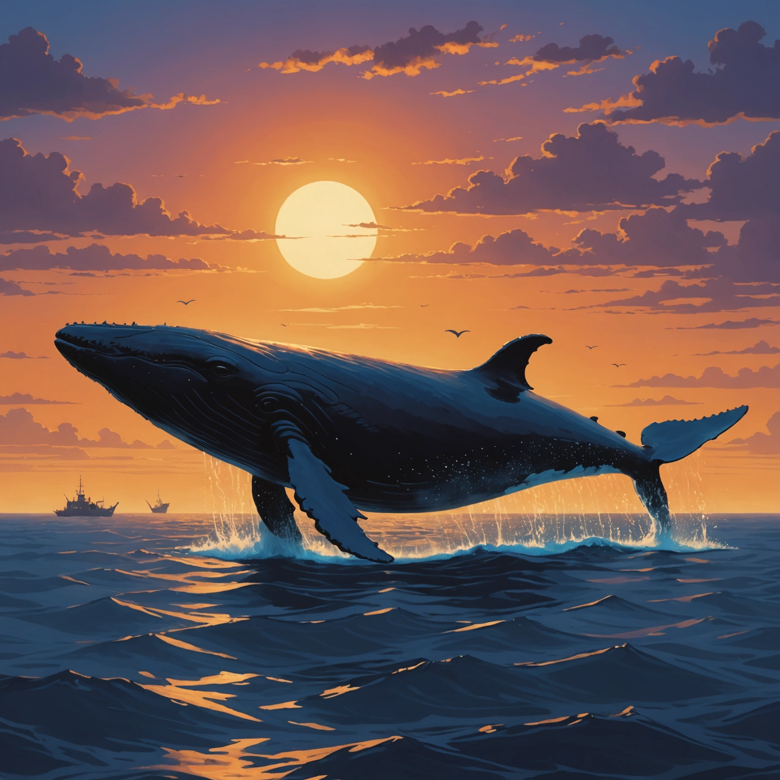 The Dawn Whale and the Unknown Shadow