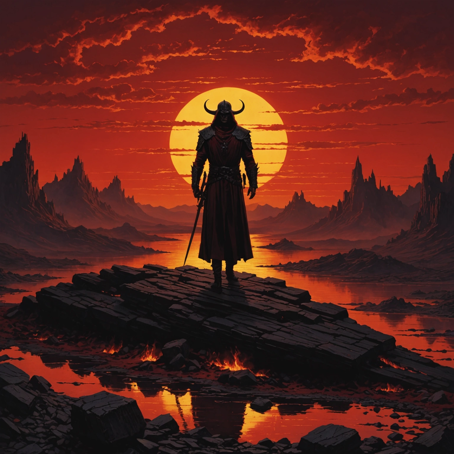 The Crimson Sunset of Sin