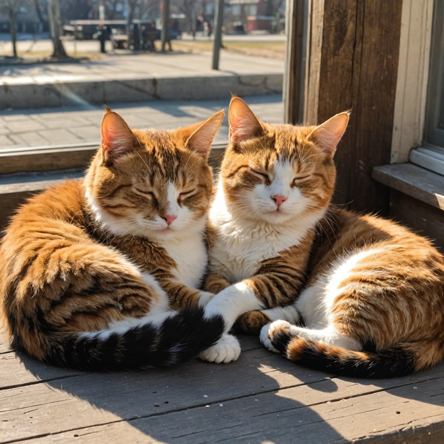 Gifts from Past Lives: Cats Sleeping in the Sun