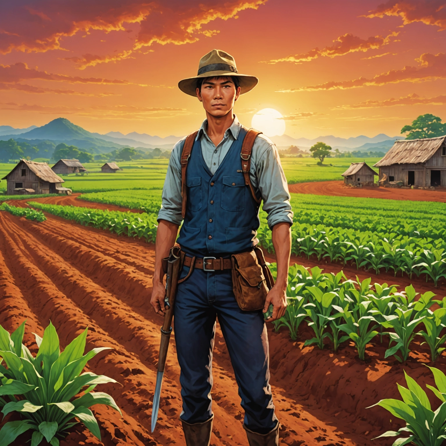 The Red Soil Farmers Dawn: Reborn as a Hero in Another World